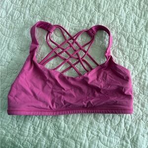 Sonic Pink Lululemon Free to Be Bra
